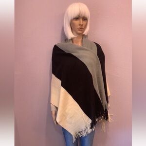 Thermal Tri Color Waffle Scarf